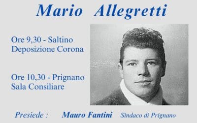 80° Anniversario del martirio di Mario Allegretti