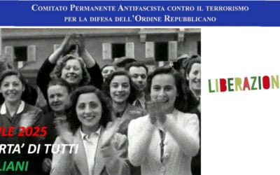 25 APRILE – Ottantesimo della Liberazione