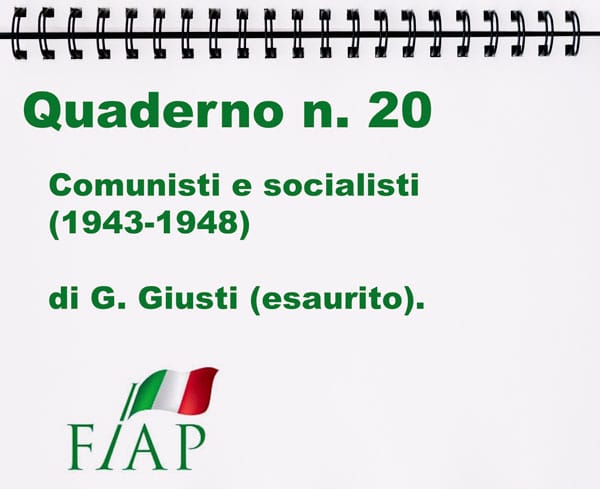 COMUNISTI E SOCIALISTI (1934 – 1946)