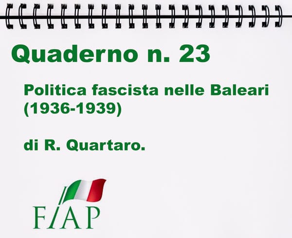 POLITICA FASCISTA NELLE BALEARI (1956 – 1959)
