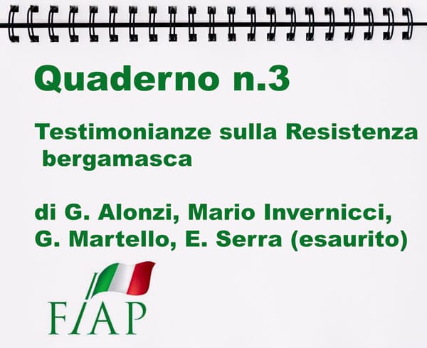 TESTIMONIANZE SULLA RESISTENZA BERGAMASCA