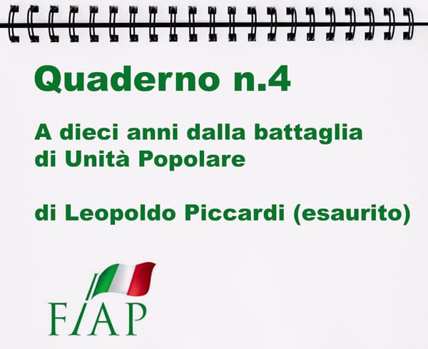 A DIECI ANNI DALLA BATTAGLIA «Unità Popolare»