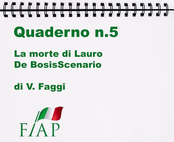 LA MORTE DI LAURO DE BOSIS