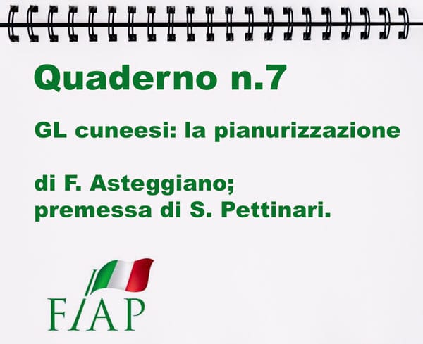 GL CUNEESI: LA PIANURIZZAZIONE